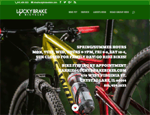 Tablet Screenshot of luckybrakebikes.com